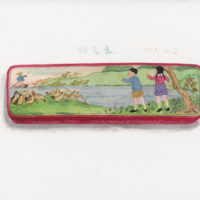 王玉平，鉛筆盒1，2013，水彩/紙，23 x 31 cm