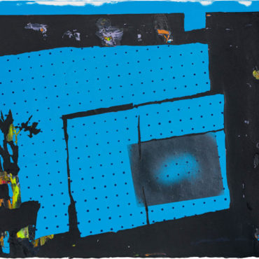 李秉璈，想像藍海，2024，壓克力顏料／畫布，65.5 x 73 cm