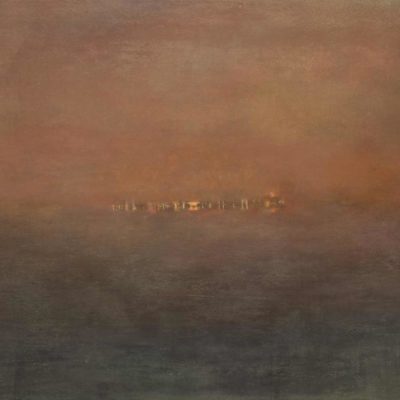 陸亮，小瀛洲，2011-2012，油彩/畫布，60 x 90 cm